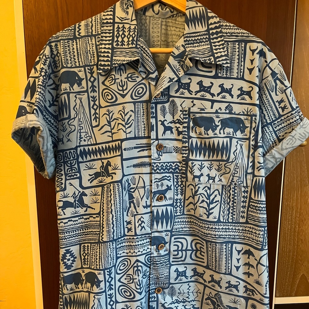 Vintage Western Harwood Steiger button up shirt Medium